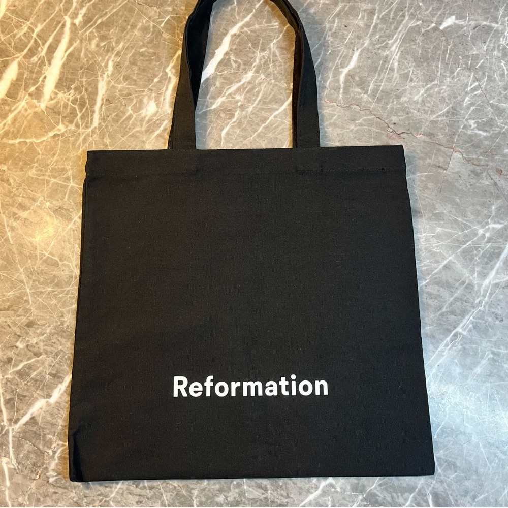Reformation Cotton Book Shopping Tote